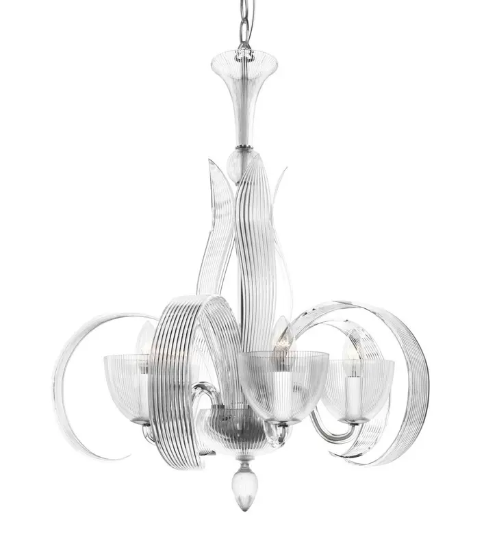 Szklany żyrandol P4282596RY*