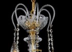 Lámpara de araña de cristal tallada LLCH6 OLA - detalle
