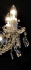 Żyrandol z ciętego szkła krzyształowego LW142082100G - szczegół świecy