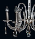 CHANDELIER CRYSTAL EL214609 - candle detail