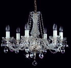 Traditional Crystal Chandeliers L085CL - silver 