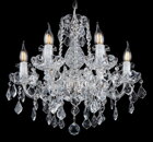 Traditional Crystal Chandeliers EL110604PB - silver 