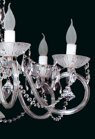 GLASS CHANDELIER EL2236021 - candle detail