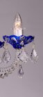 Kryształowy niebieski żyrandol LLCH05-BLUE - szczegóły