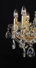 Kryształowy złoty żyrandol LLCH08-COATED-CRYSTAL-D - szczegóły