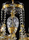 Kryształowy złoty żyrandol LLCH08-CRYSTAL-GOLD - szczegóły
