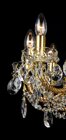 Kryształowy złoty żyrandol LLCH10-COATED-CRYSTAL-D -szczegóły