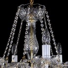 Żyrandol z ciętego szkła krzyształowego L16048CE - szczegóły Żyrandol z ciętego szkła krzyształowego L16048CE - szczegóły