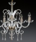 Clear Glass Chandelier  AL058 - detail 