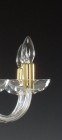 Żyrandol szklany  AL059 - szczegół świecy