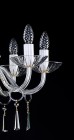 Clear Glass Chandelier L146CE - detail 