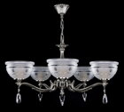 Brass chandelier L16150CE - silver 