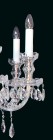 Żyrandol kryształowy  EL670801SWPB - szczegół świecy