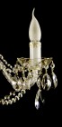 Klasyczny żyrandol kryształowy ALS0912022 - szczegół świecy