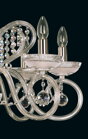 Chandelier crystal  EL443807SW Swarovski Spektra - candle detail