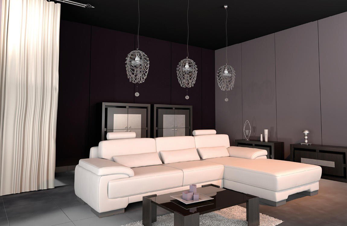 Lampa wisząca kryształowa do salonu w nowoczesnym stylu LV135