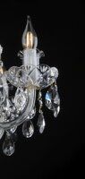 Klasyczny żyrandol kryształowy EL134702PB - szczegół świecy