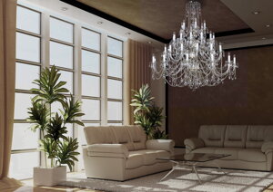 Modern Crystal Chandelier For Living Room 