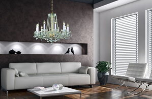 Crystal chandelier for living room