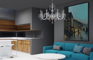Modern Crystal Chandelier For Living Room 