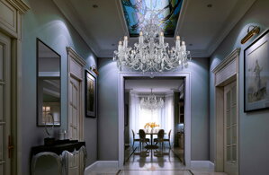 Modern crystal chandelier for hall