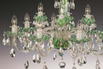 Chandeliers Green | ARTCRYSTAL.CZ