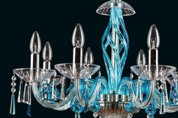 Coloured Glass Chandeliers | Free transport in the EU | ARTCRYSTAL.CZ