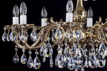 Żyrandole mosiężne odlewane | Bezpłatny transport | Artcrystal.pl