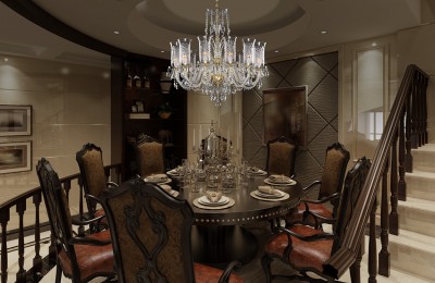 Dining Room Chandelier LLCH12Crystal-DT