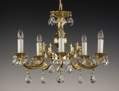 Chandelier cast brass AL091