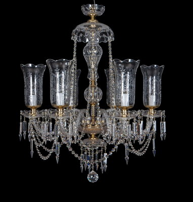 Cut glass crystal chandelier EL673619T