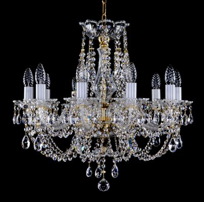 Cut glass crystal chandelier L023CLN