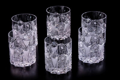 Vasos de whisky cortados JKS006