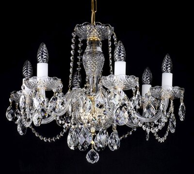 Cut glass crystal chandelier L16052CLN