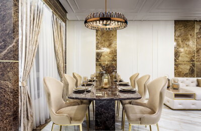 Dinner room crystal chandelier ELH002