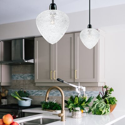 Modern pendant light for kitchen ELA01 CRYSTAL 