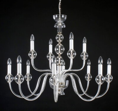 Clear Glass Chandelier EL4308+400