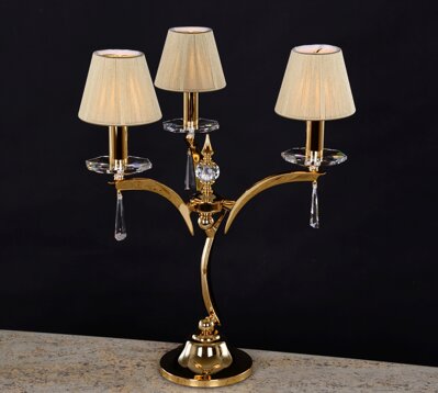 Lampa stołowa LLCH03S BRASS BEIGE