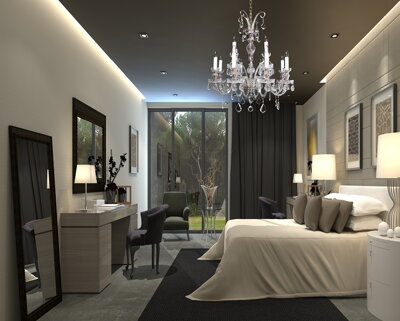 Crystal chandelier for bedroom EL6701201