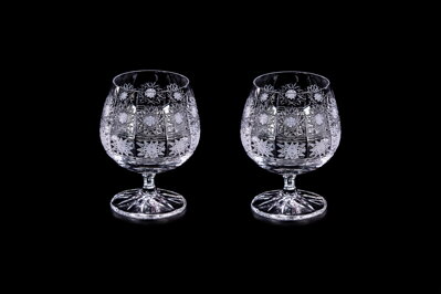 Szklanki do rumu cięte zestaw 2 szt. 12010-250ml