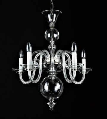 Clear Glass Chandelier LW513050100G