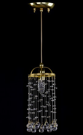 Lampa wisząca kryształowa L484CLN