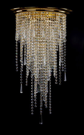 Lampa spiralna kryształowa AL252
