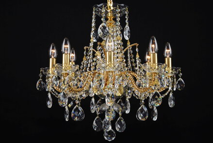Żyrandol kryształowy LLCH08-COATED-CRYSTAL-D