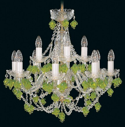Żyrandol kryształowy  EL1201262olivin