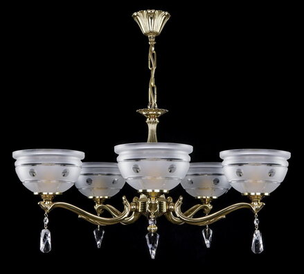 Żyrandol mosiężny L16150CE