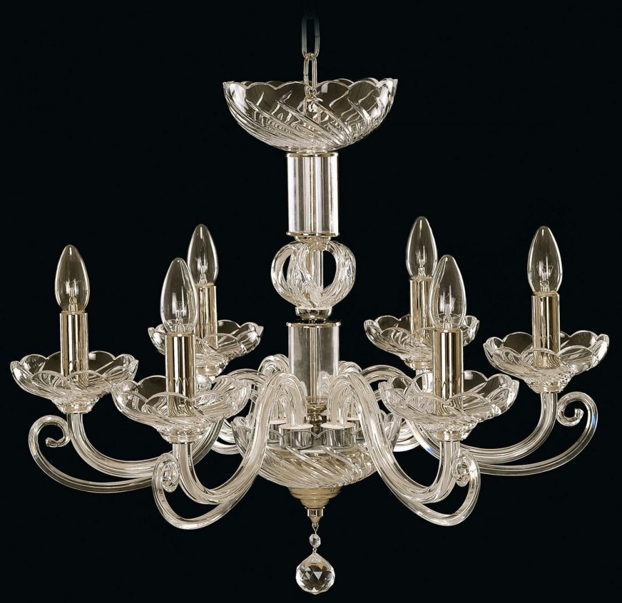 Clear Glass Chandelier EL401600