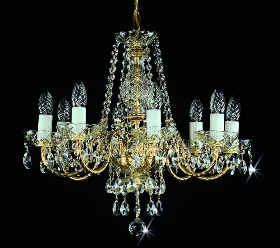Chandelier with metal arms L179CE*