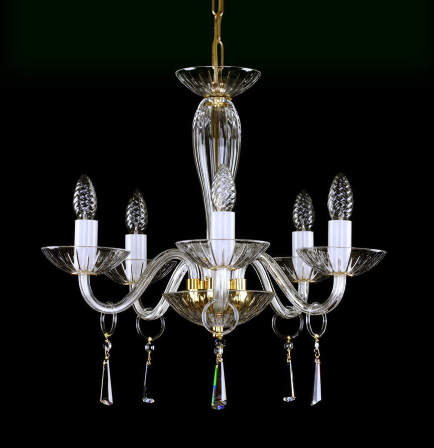 Clear Glass Chandelier L147CE