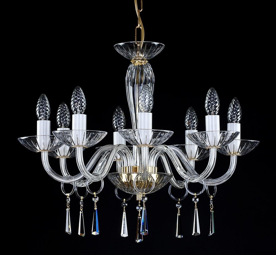 Clear Glass Chandelier L146CE